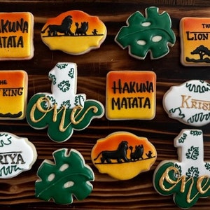 Hakuna Matata Birthday Cookies