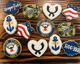 Navy Cookies