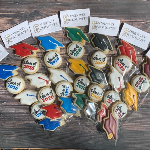 Graduation Cookie Bags Etsy