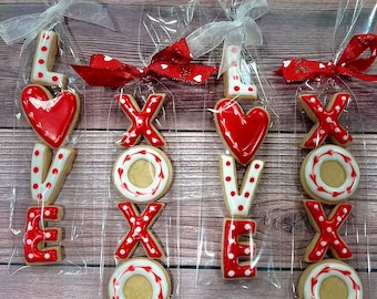 Mini galletas de San Valentín