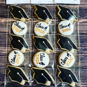 Graduation cookie bags