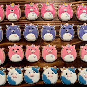 Mini galletas inspiradas en animales Squishmellow