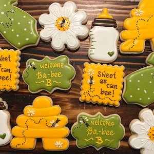 Ba Bee Shower Cookies