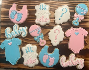 Gender Reveal-cookies