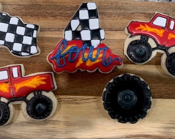 Monster Truck Cookies