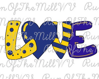 West Virginia Doodle Etsy
