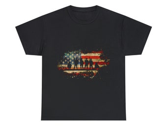 Memorial Day For Those Who Served Unisex Heavy Cotton Tee