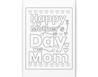 Happy Mothers Day Mom - Classic Canvas