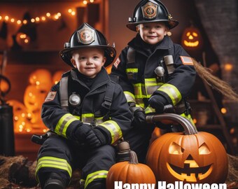 Happy Halloween To All Firefighters - Digital Download