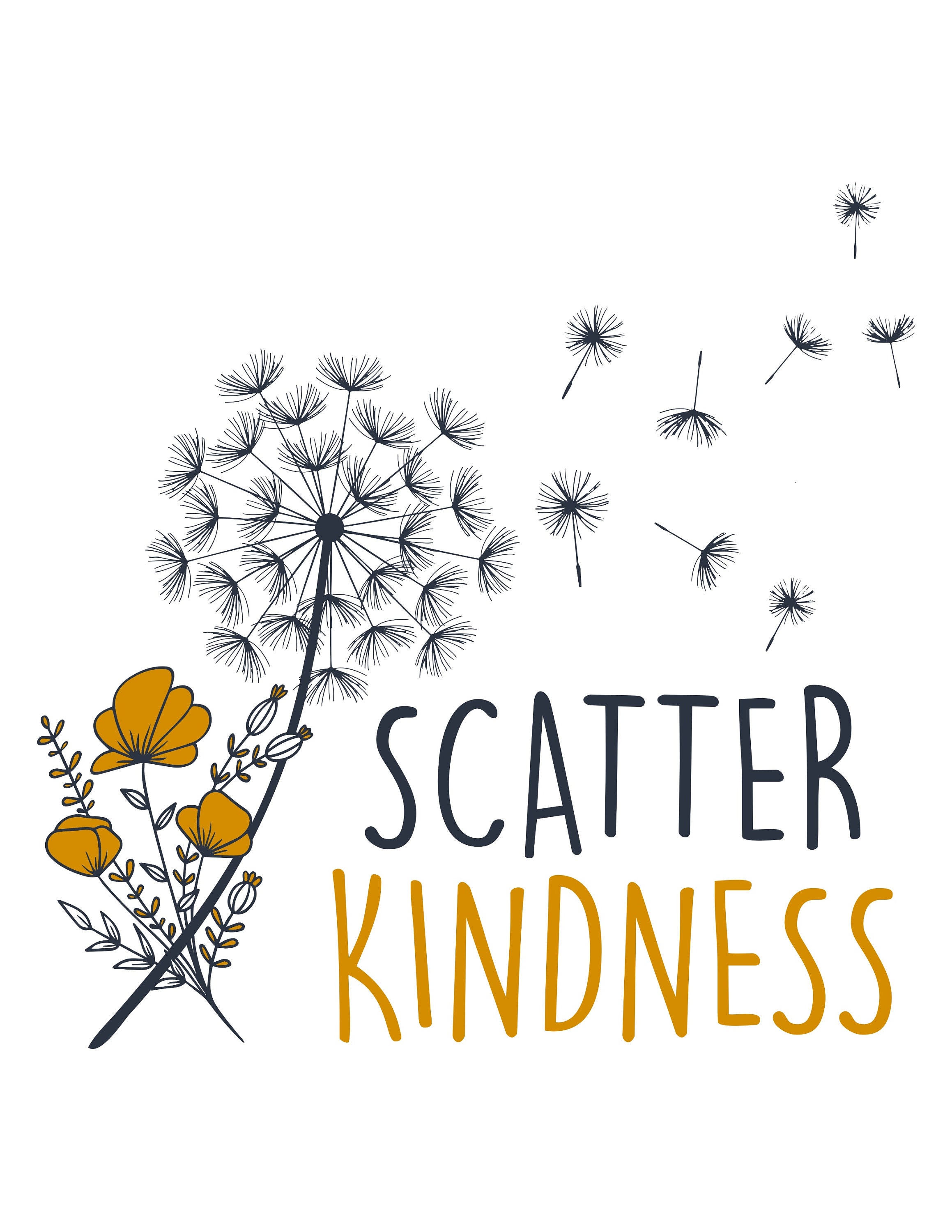 Scatter Kindness Downloadable Quote