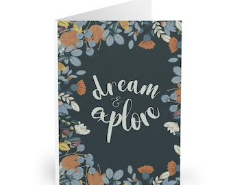 Dream And Explore Greeting Cards (5 Pack)