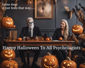Happy Halloween To All Psychologists - Digital Download
