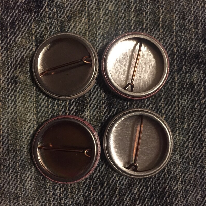 1 button set LEATHER LOVIN/' Born Bad