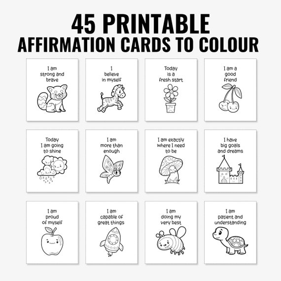 Carte Affermazioni Positive Bambini - 40 Carte Per Autostima E Mentalità Positiva - Foto 4