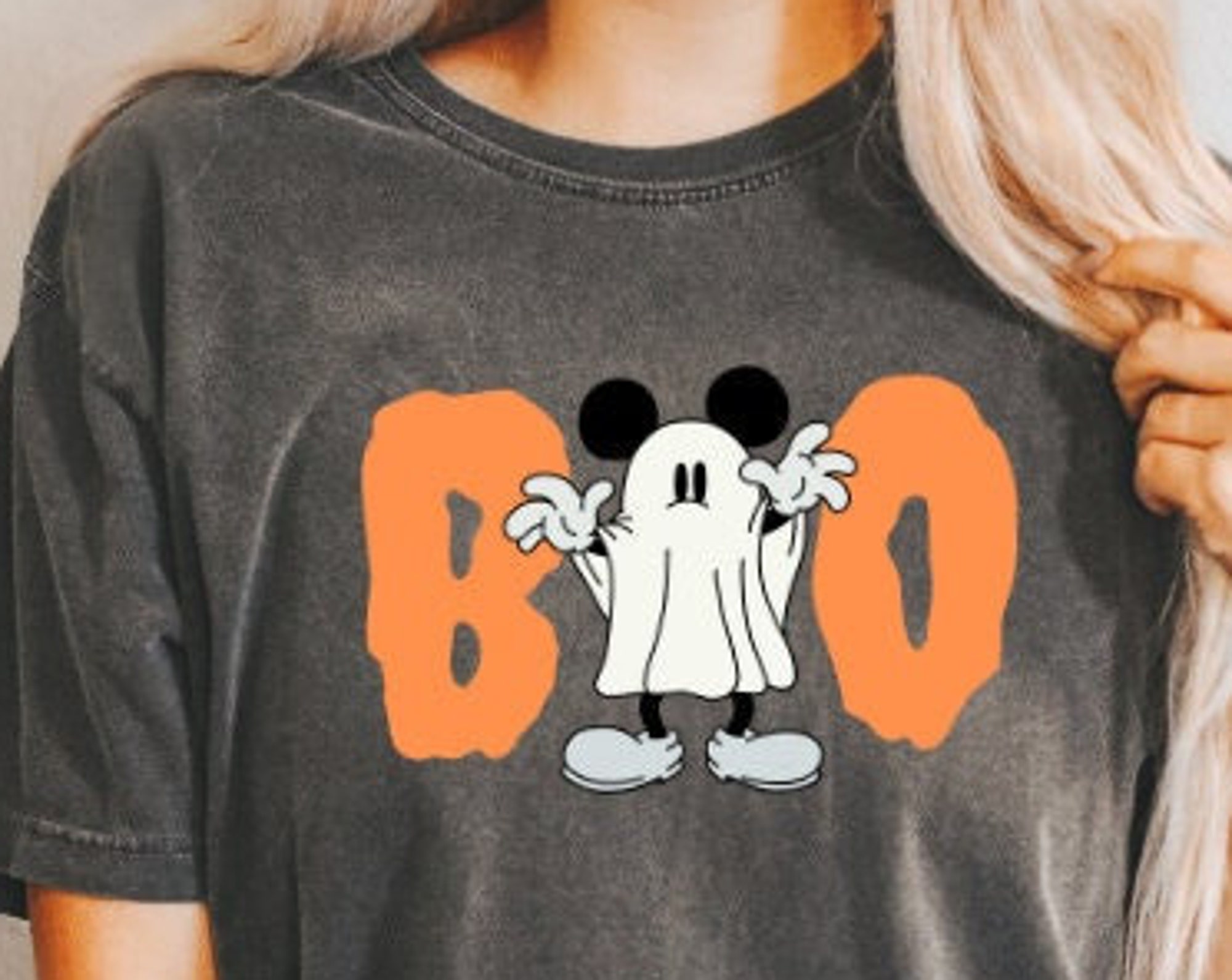 Boo Spooky Mouse Halloween Disney Fall Shirt