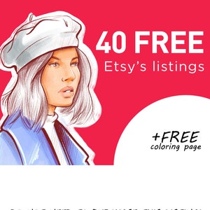 40 Free Etsy Listings, for New Etsy shop