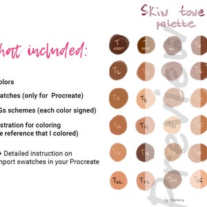 procreate skin palette procreate skin palette
