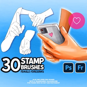 Photoshop Stamp Brushes - Forearms