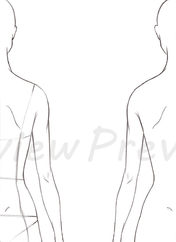Body Template For Fashion Design