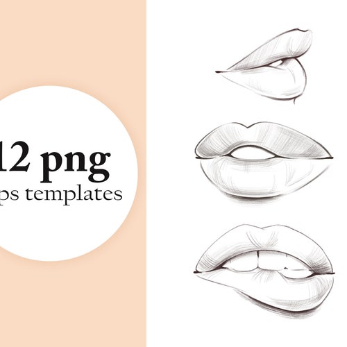 Face Template Fashion Face Templates Drawing Template for - Etsy