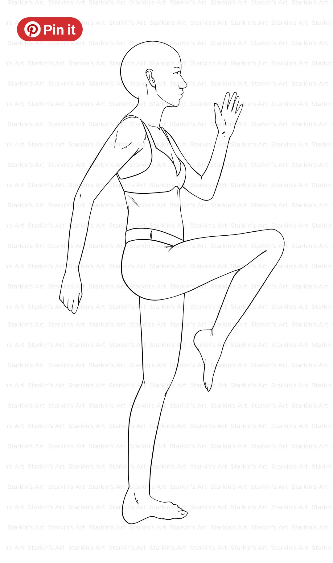 Fashion Figure Templates Female Body Croquis (30 PNG Files) Etsy