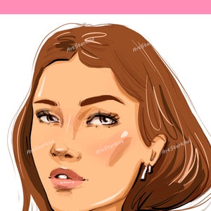 Face Template Fashion Face Templates Drawing Template for - Etsy