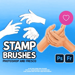 Photoshop Stamp Brushes - Hands