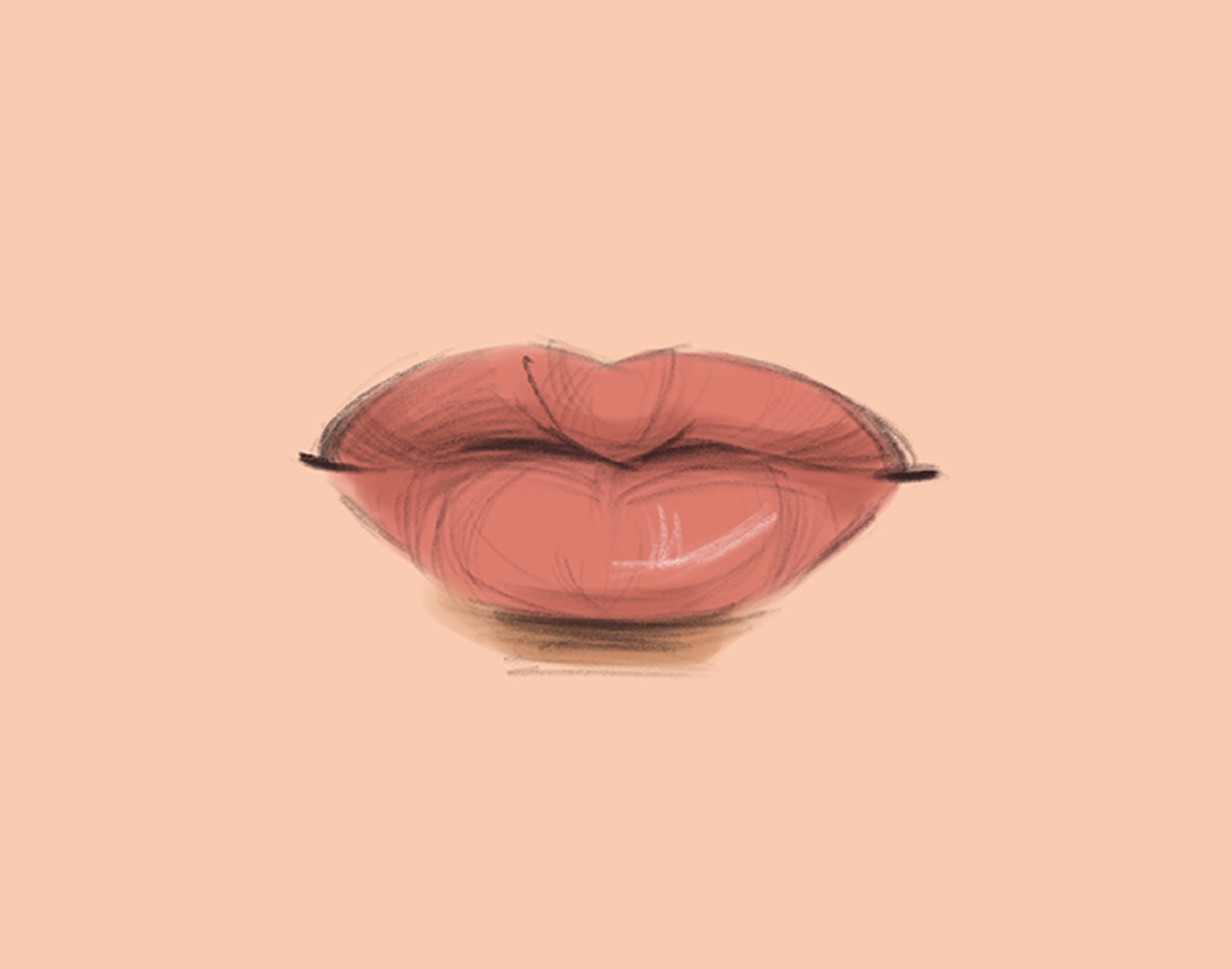 Procreate lips colors palette Lips palette for Procreate Etsy