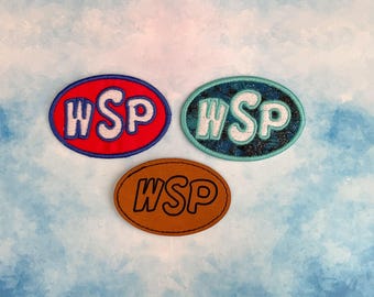 Widespread Panic Patch: Embroidered WSP Iron On Patch
