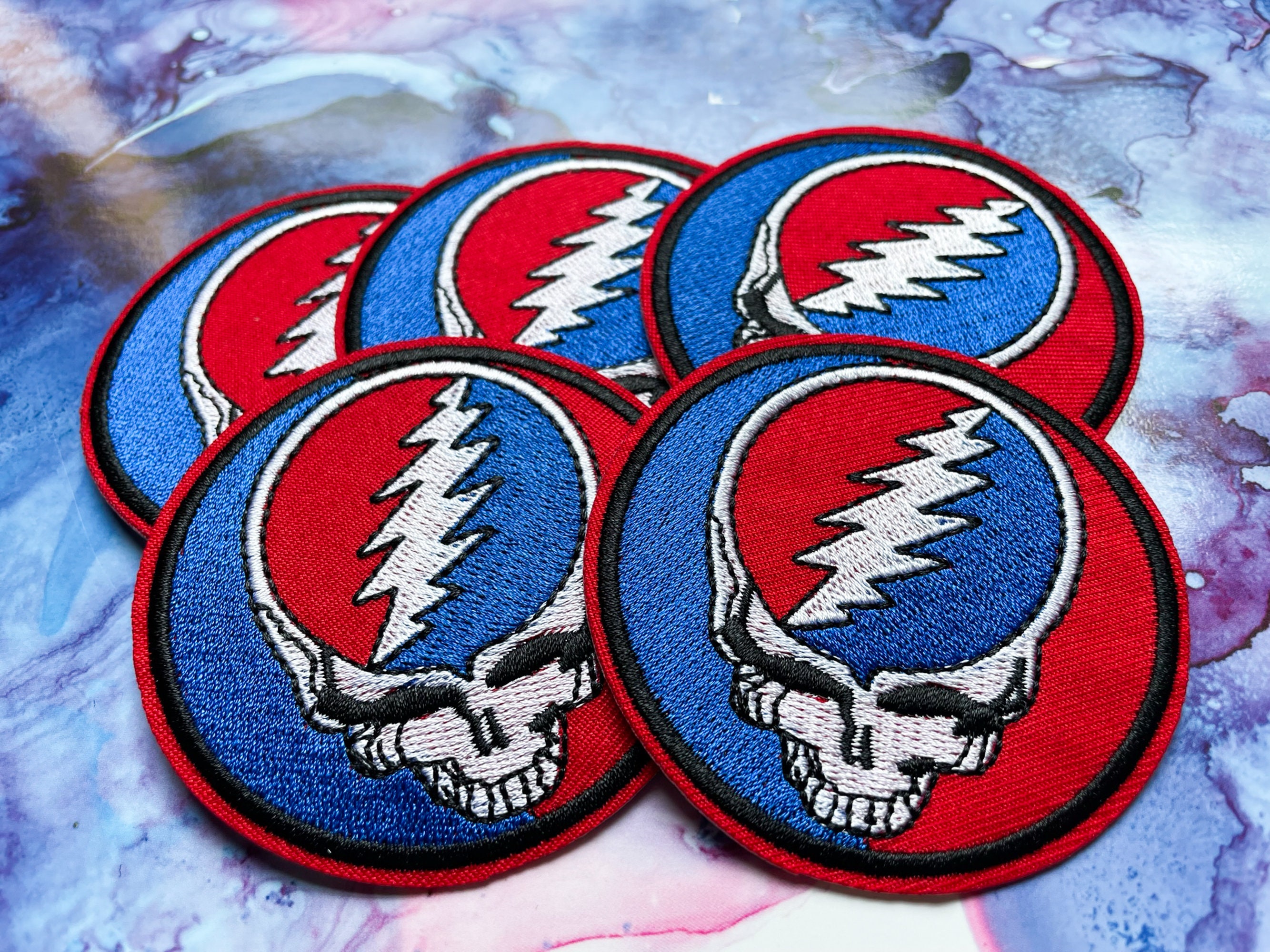 Lost Sailor Black iron-on patch Grateful Dead inspired - Shakedown Designs