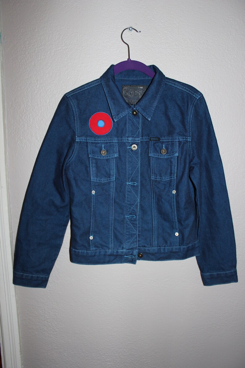 keith haring jean jacket