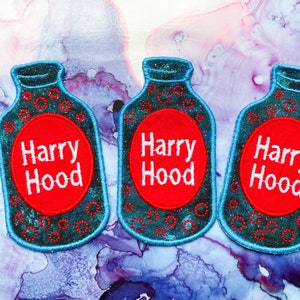 Phish Patch 3.5&quot;- Phish Harry Hood Milk Jar- Iron on- Phish embroidered Handmade Patch
