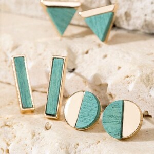 Geometric Stud Earrings