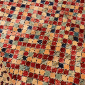 multicolor , colorful wool rug carpet in 4x7 ft afghan wool rug