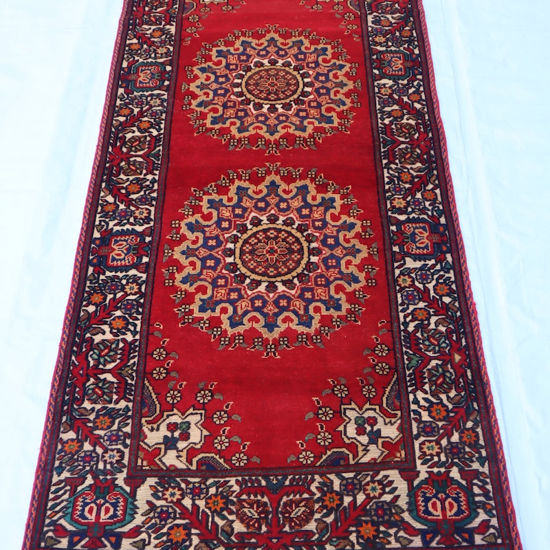 Red Rug Runner - Etsy