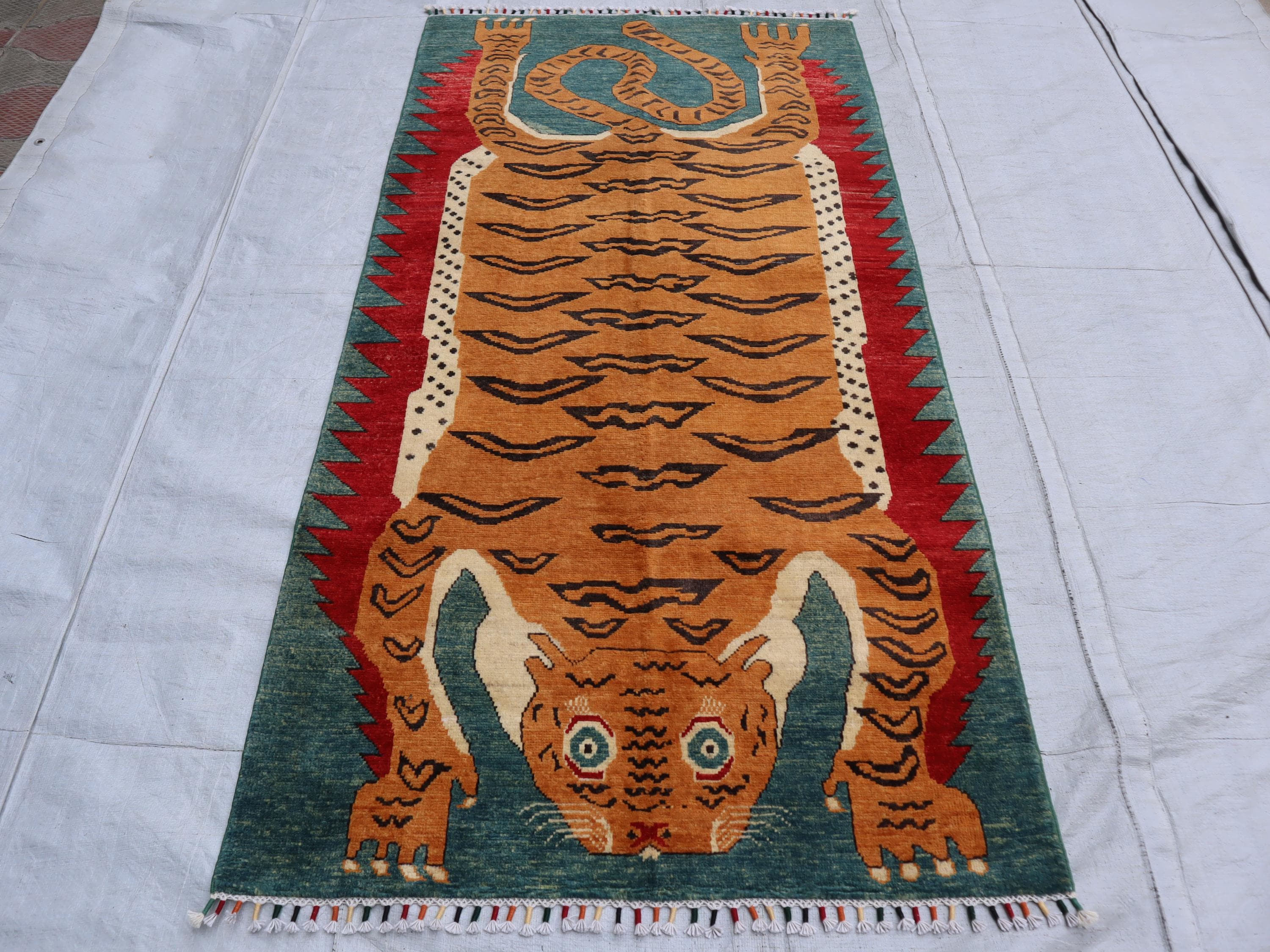 Tiger Skin Rug - Etsy
