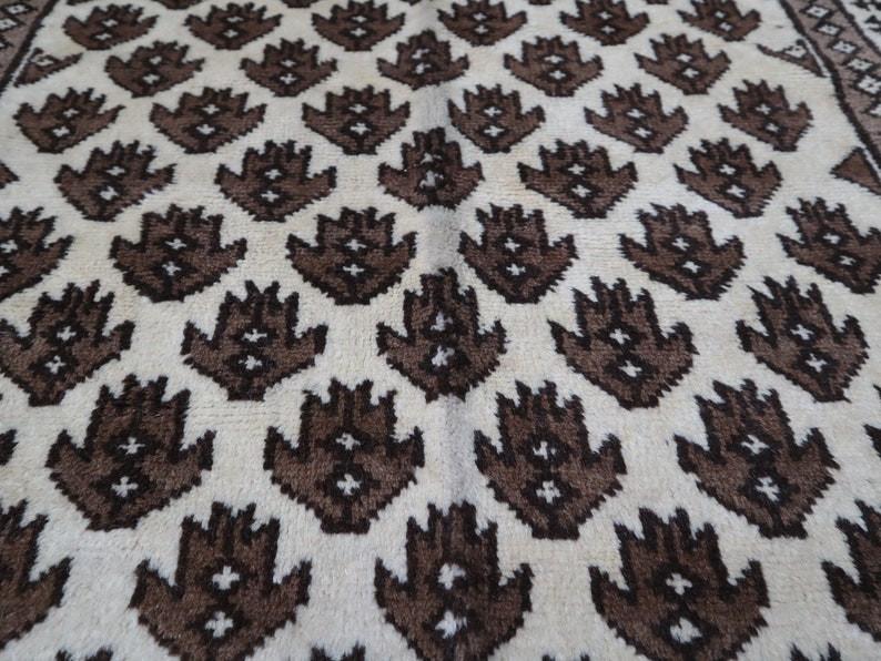 soft pile old vintage nature wool rug in 3x5ft rug carpet