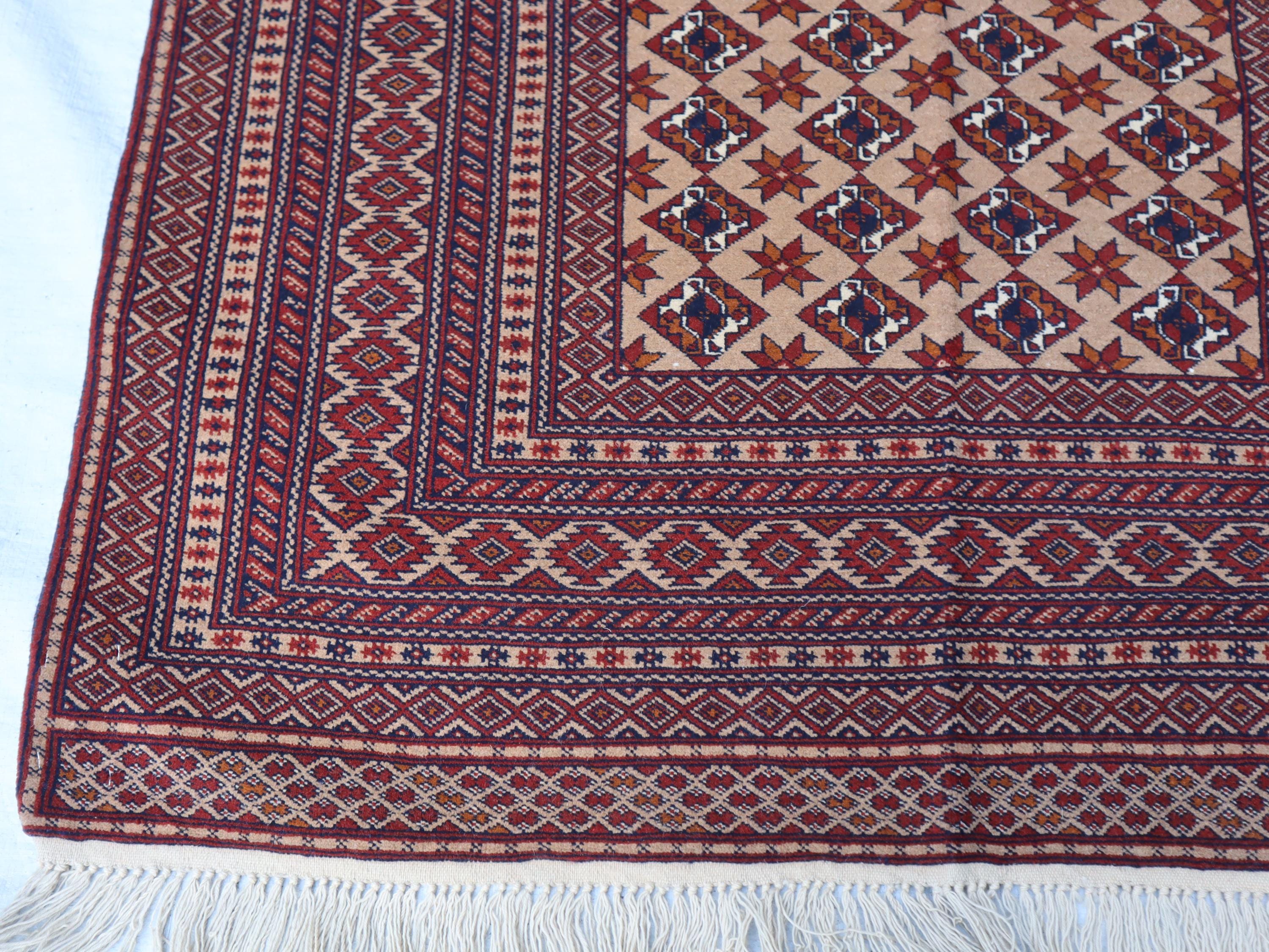 艷やかな上質ウール♪アフガニスタンビンテージラグ アフガンラグ 艷や