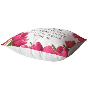Christian Gift for Women | Christian Pillow Gift | Scripture Pillow | House Warming Gift | Mom Gift | Family Gift image 6