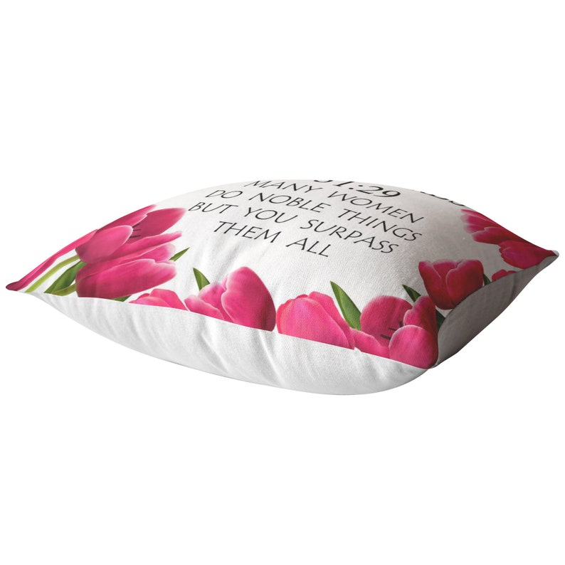 Christian Gift for Women | Christian Pillow Gift | Scripture Pillow | House Warming Gift | Mom Gift | Family Gift image 6