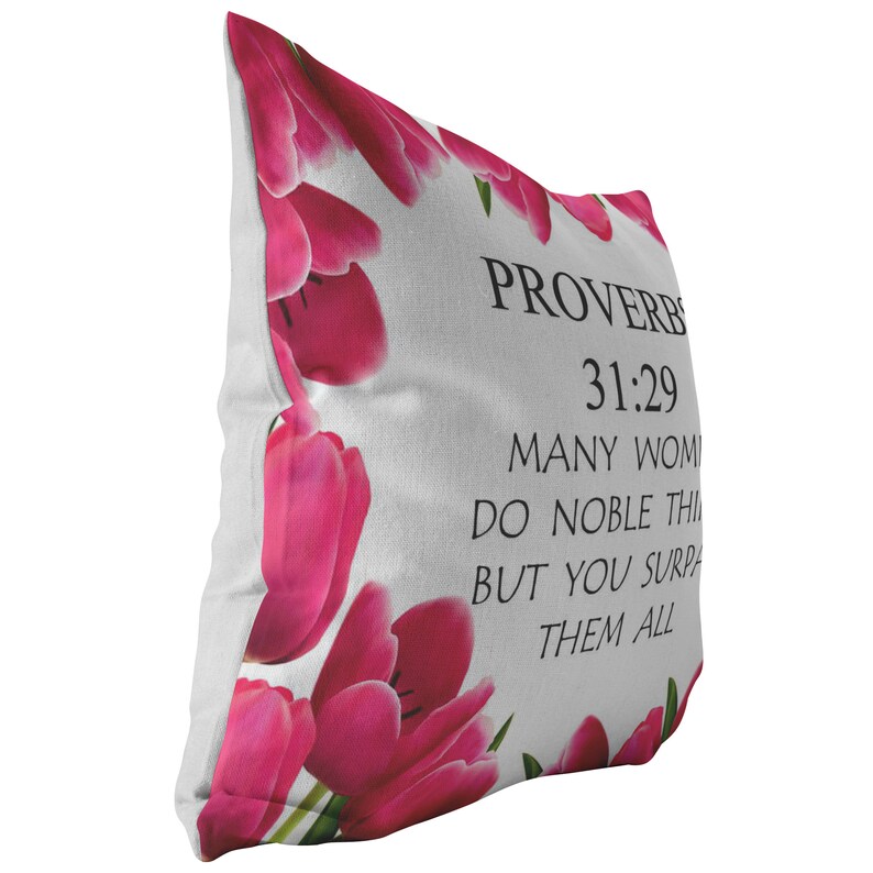 Christian Gift for Women | Christian Pillow Gift | Scripture Pillow | House Warming Gift | Mom Gift | Family Gift image 5