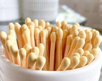 Bulk 3" Yellow Matches QTY: 120 to 10,000 | Colored Matches | Candle Matches | Long Matches | Wooden Matches | Safety Matches