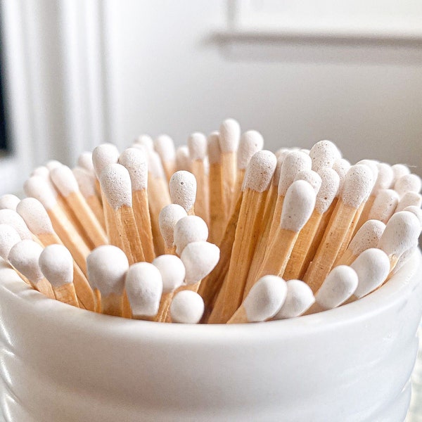 Bulk 3" White Matches QTY: 120 to 10,000 | Colored Matches | Candle Matches | Long Matches | Wooden Matches | Safety Matches