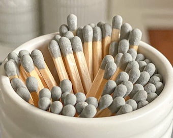 Bulk 3" Gray Matches | Colored Matches | Candle Matches | Long Matches | Wooden Matches | Safety Matches