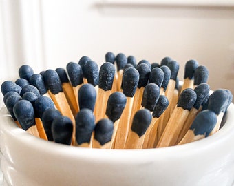 Bulk 3" Black Matches | Colored Matches | Candle Matches | Long Matches | Wooden Matches | Safety Matches