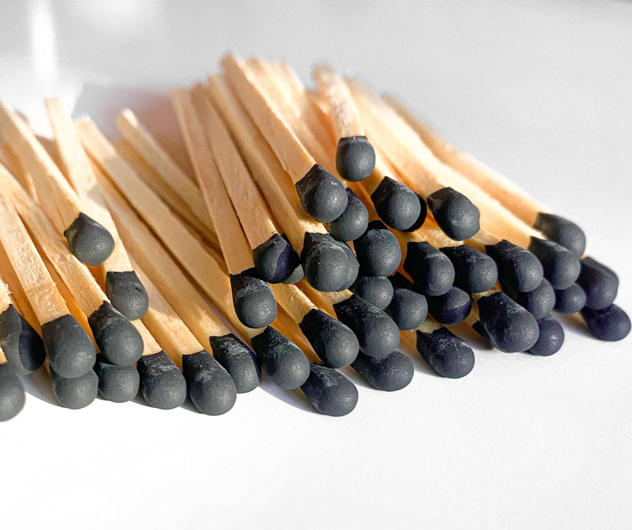 Bulk 3 Black Matches Colored Matches Candle Matches Long Matches