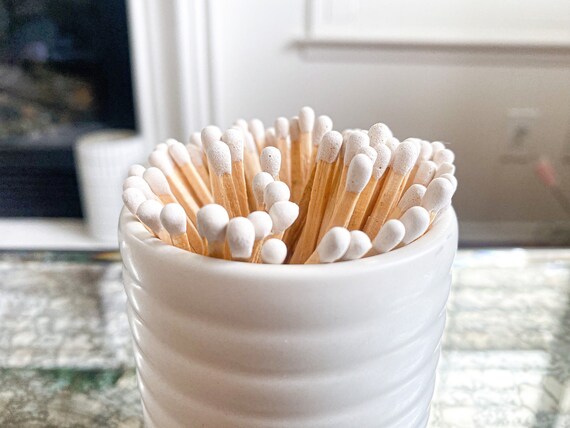 Bulk 3 White Matches QTY: 120 to 10,000 Colored Matches Candle
