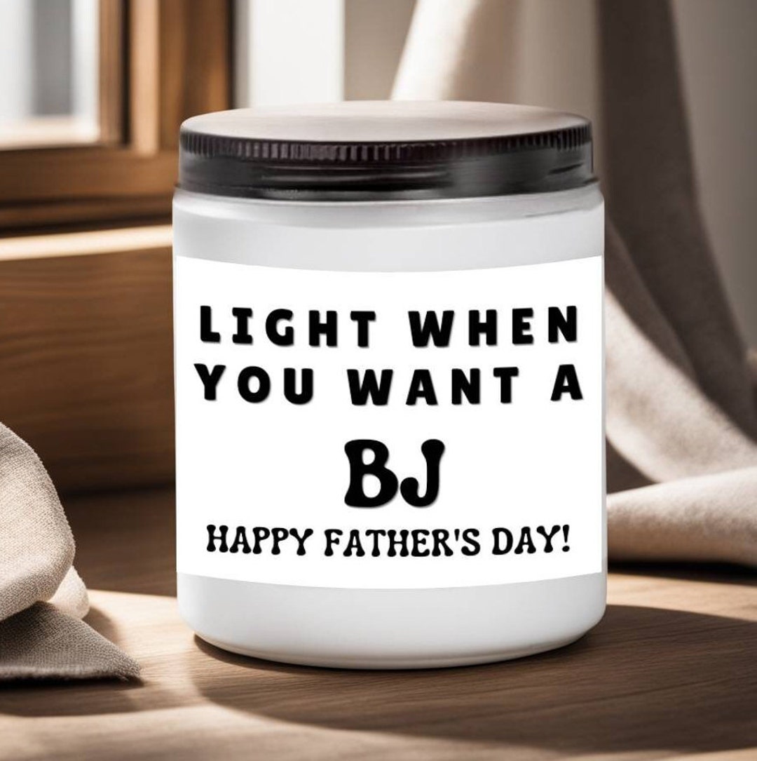 Fathers Day Gifts, Father Day Gift From Wife, New Dad, Bj Candle, Blowjob Gift,new Dad Gift