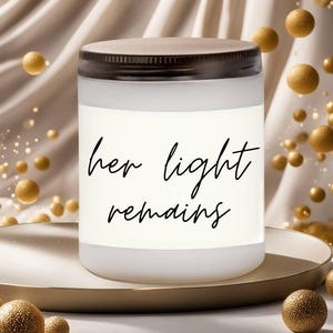memorial candle, Sympathy Candle, sympathy gift, sympathy gift loss of mother, bereavement gift, condolence gift, grief gift, memorial gifts