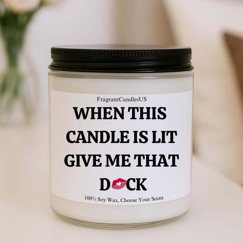 Valentine’s Day Gift for Him – When this candle is lit, Sexy Candle, Romantic Anniversary Gift for Boyfriend or Husband, Spicy Cupid gifts immagine 2